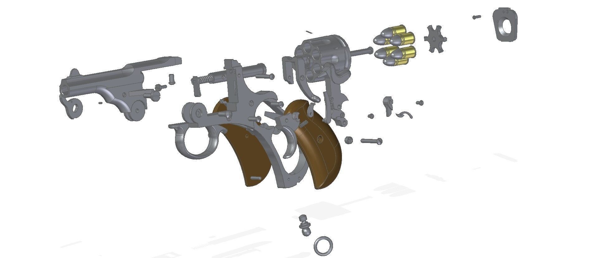 Webley Mk I 3D model_4