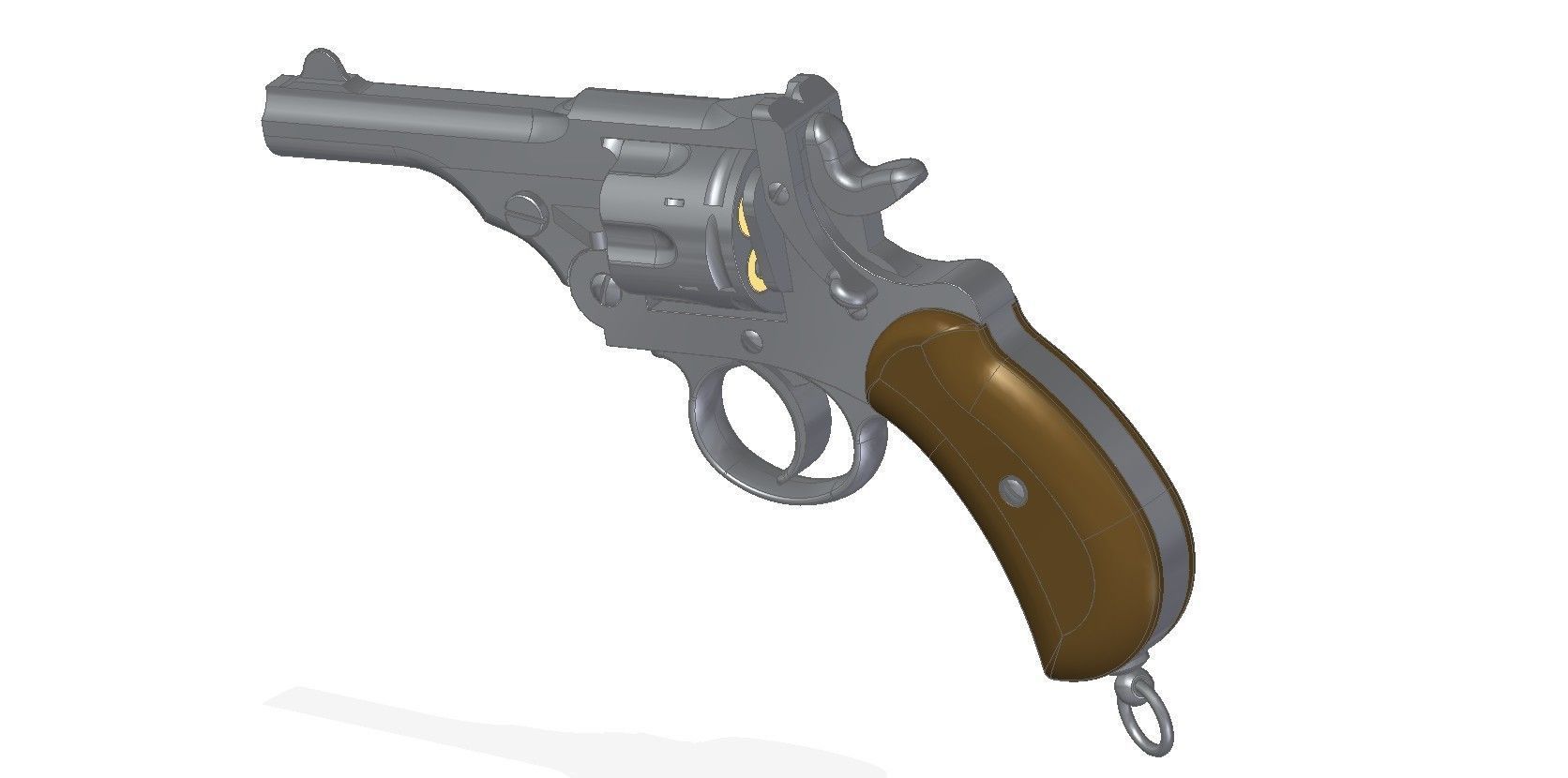 Webley Mk I 3D model_8