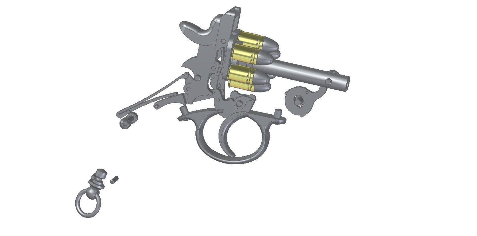 Webley Mk I 3D model_12