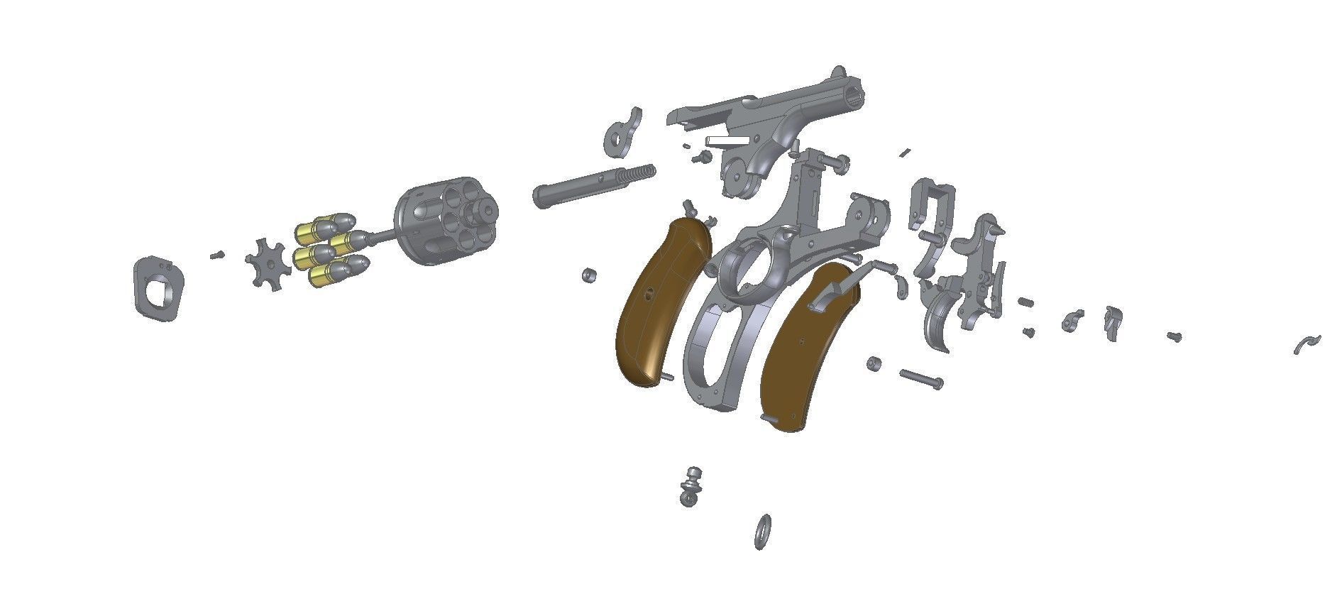 Webley Mk I 3D model_3