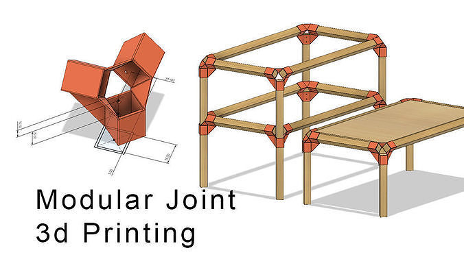  3d Printing Modular Joint  3D model