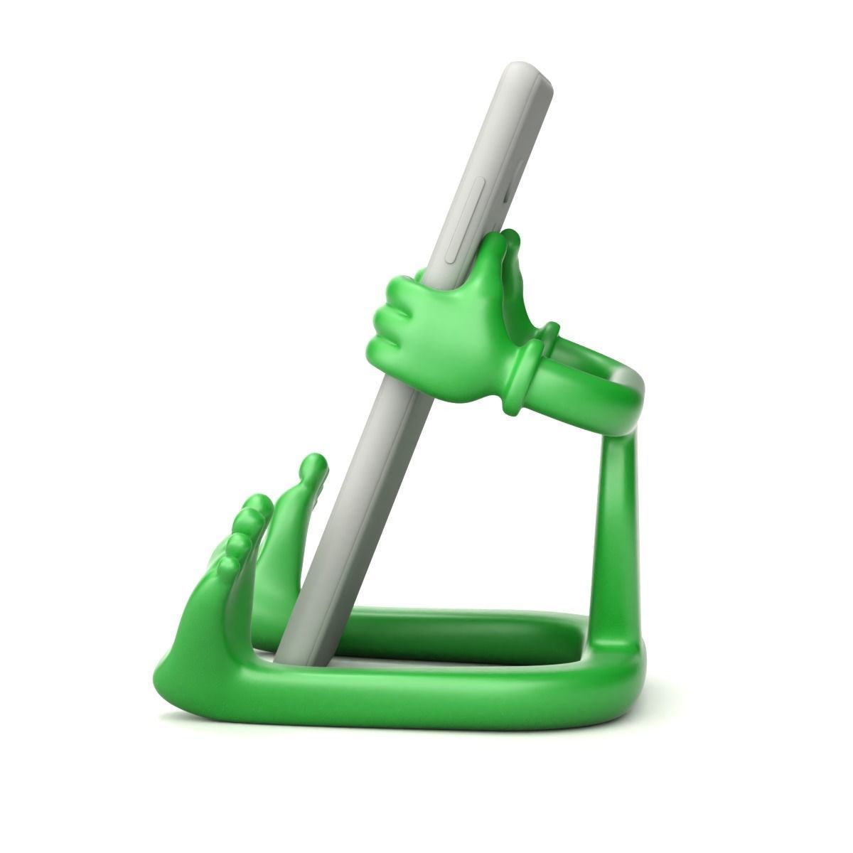 Cartoonish Mobile Holder 3D model_5