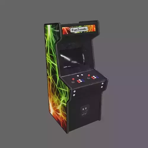 Arcade Machine - 001 - Game Ready  Low-poly 3D model