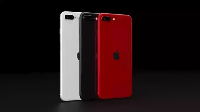 Concept Apple iPhone SE Plus 2020 in All Colors