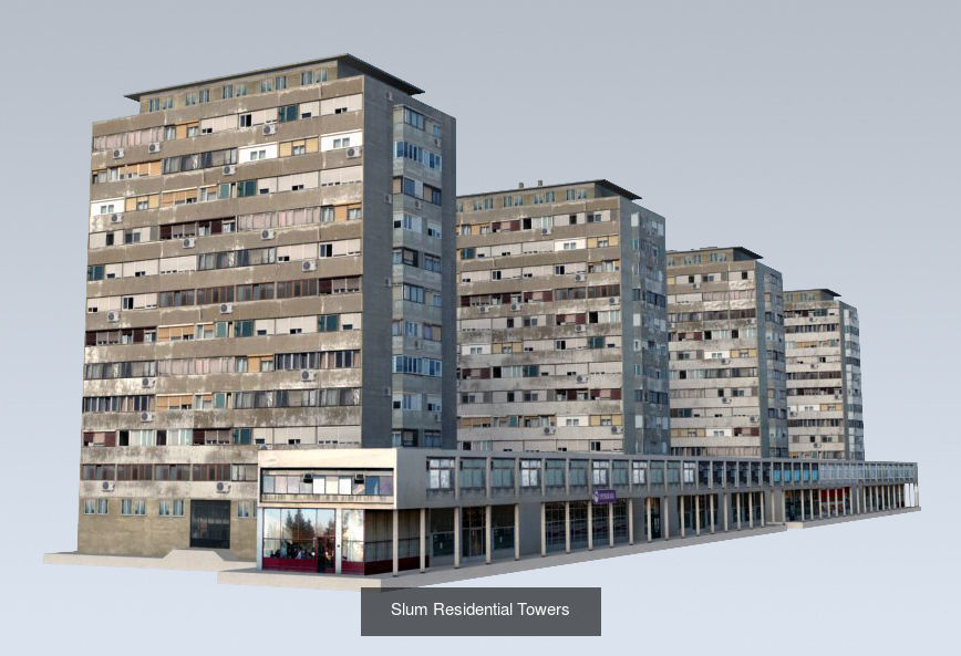 Belgrade Communist Architecture 3D Model Collection_3
