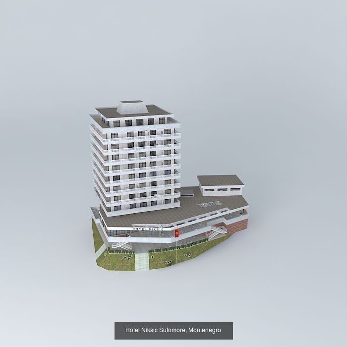 Belgrade Communist Architecture 3D Model Collection_8