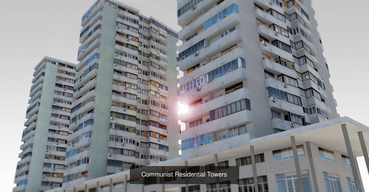 Belgrade Communist Architecture 3D Model Collection_5