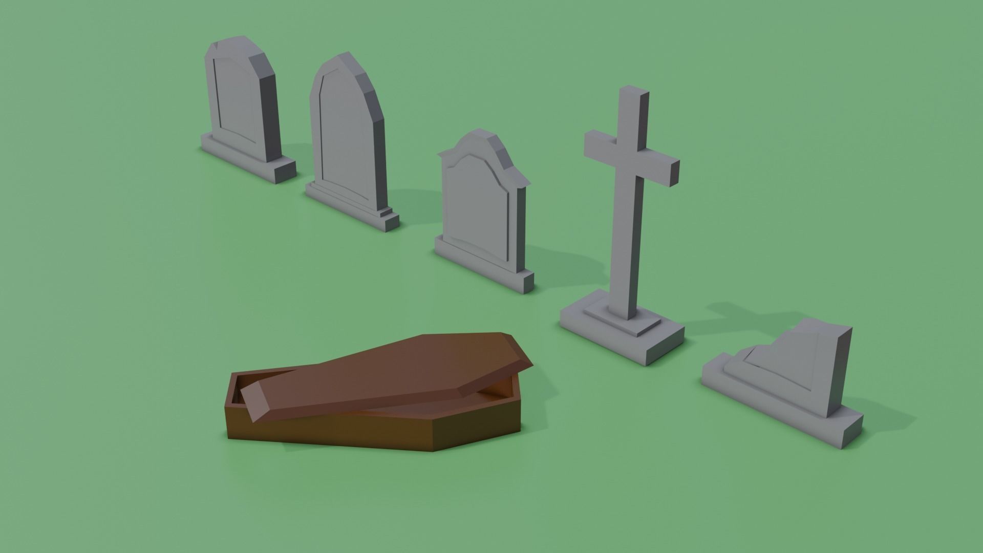 Medieval MegaPack - Low Poly Assets Low-poly 3D model_5
