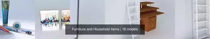 Furniture and Household Items 3D Model Collection