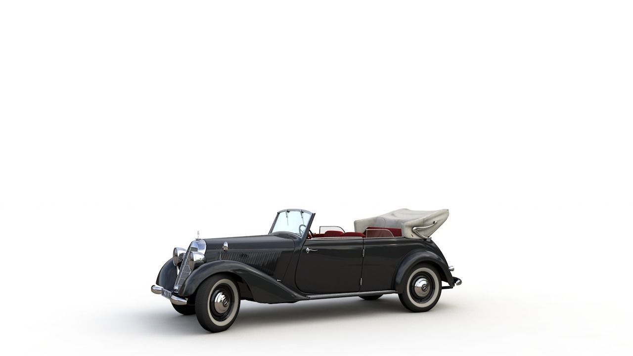 MERCEDES-BENZ TYPE 170V CABRIOLET B 1936 3D model_14