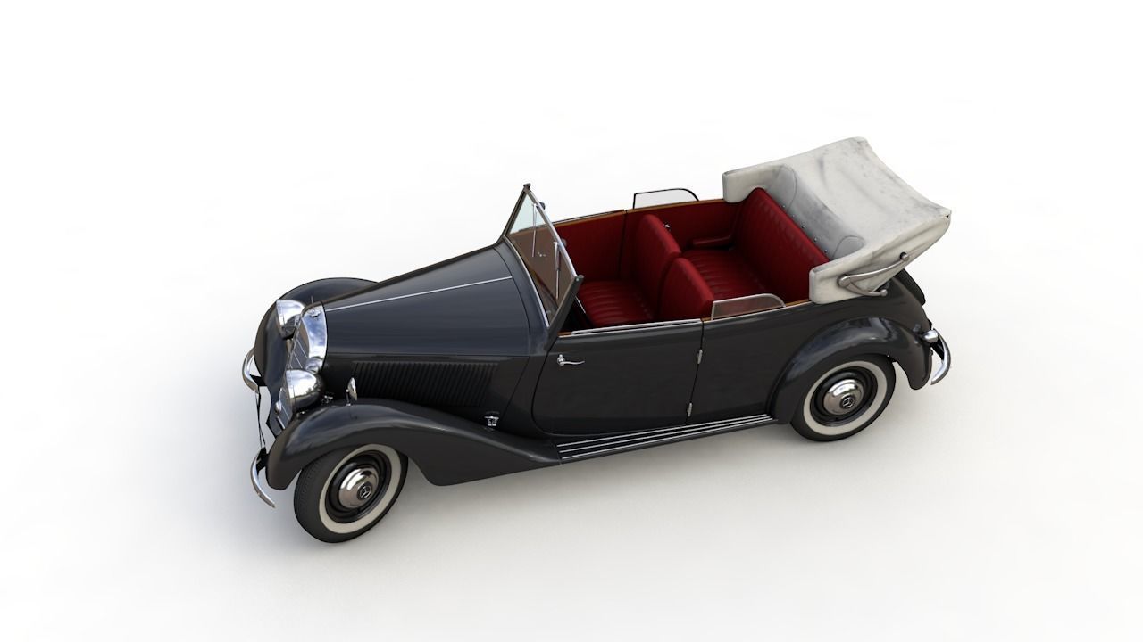 MERCEDES-BENZ TYPE 170V CABRIOLET B 1936 3D model_15