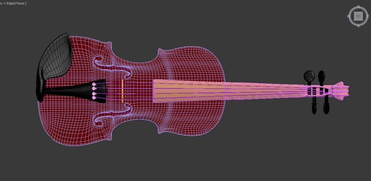 ViolinParksons CV101 3D model_2