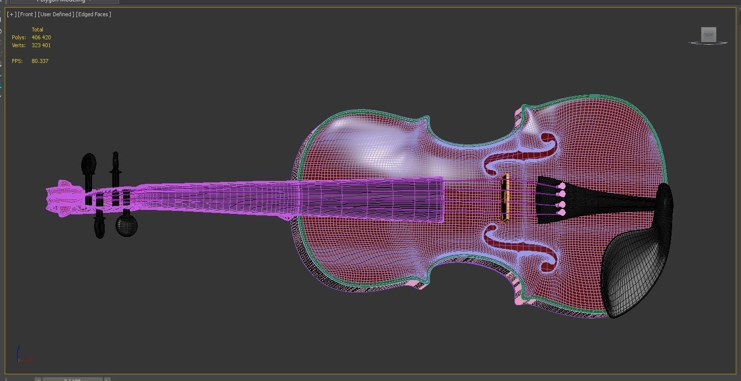 ViolinParksons CV101 3D model_4