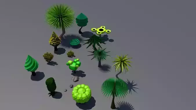 Low Poly Tree pack