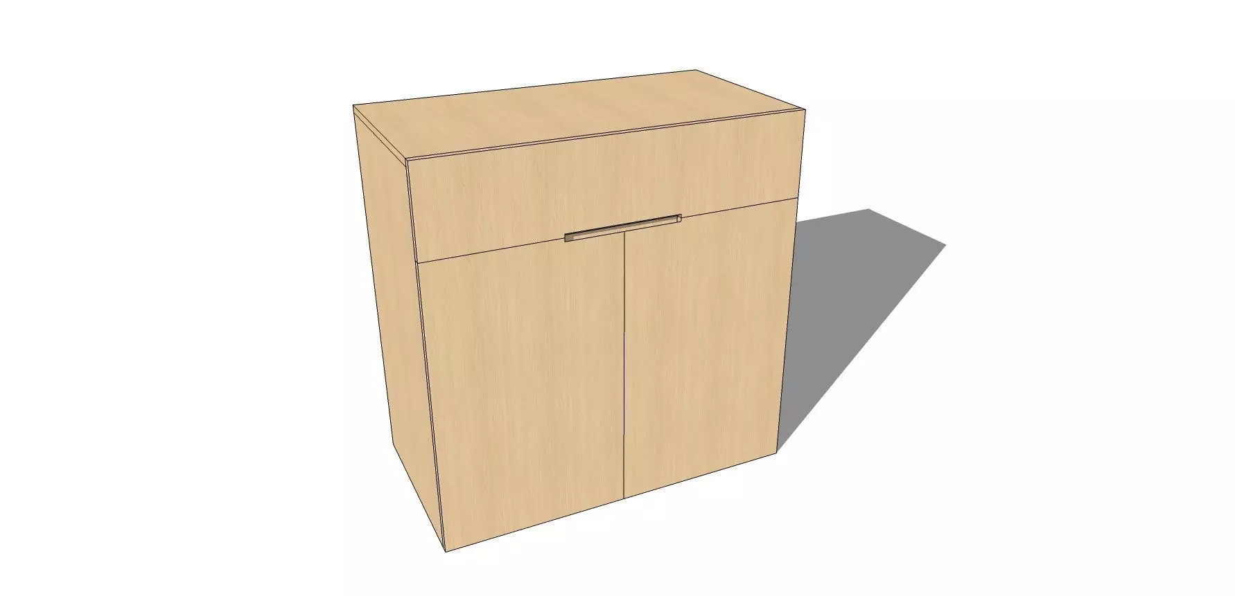 MODERN SMALL CABINET DRESSER Free 3D model