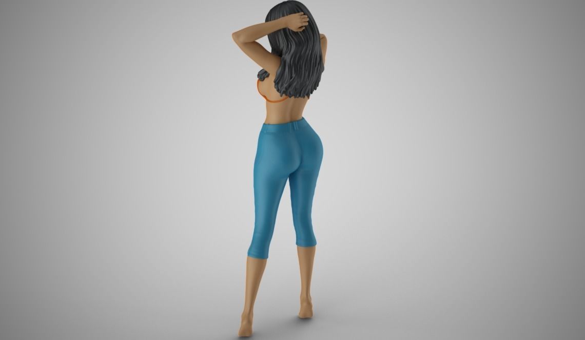 Woman Spring Mood 7 3D print model_6
