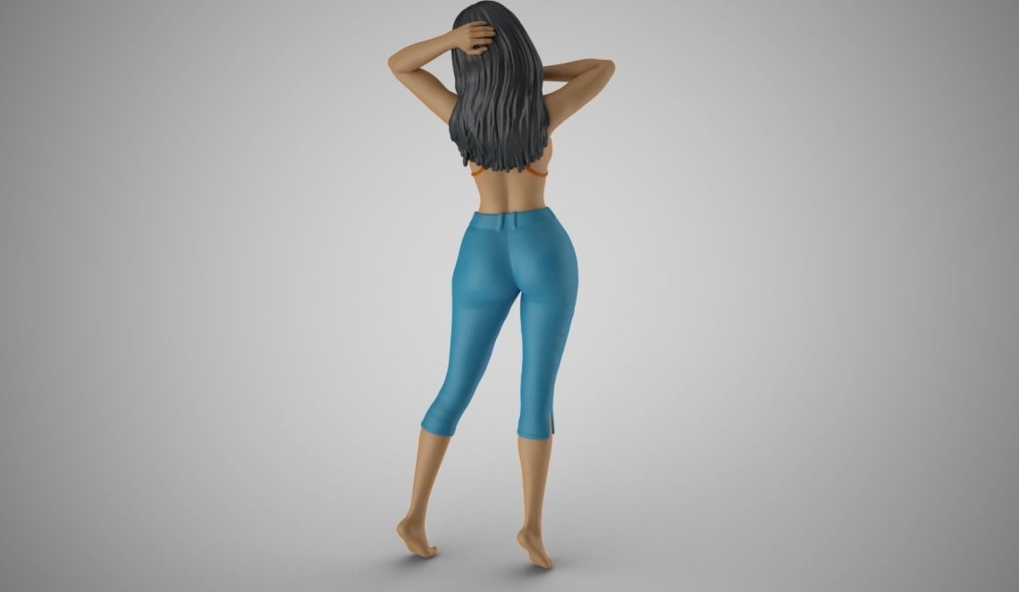 Woman Spring Mood 7 3D print model_7