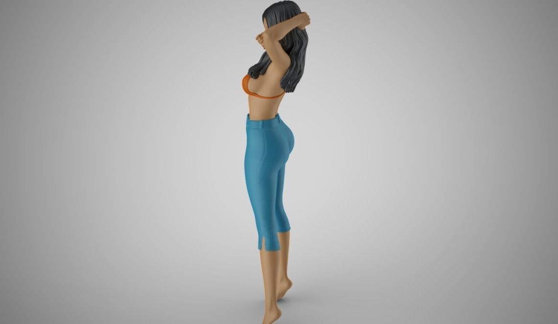 Woman Spring Mood 7 3D print model_5