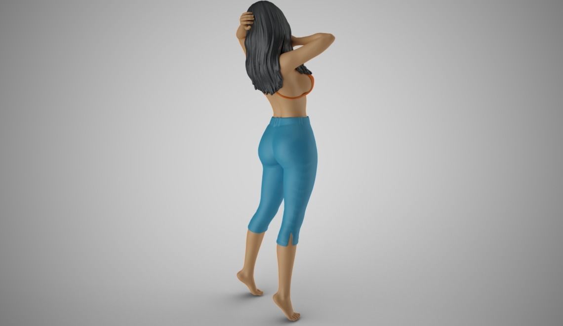 Woman Spring Mood 7 3D print model_8
