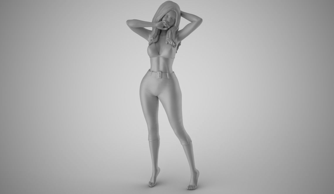 Woman Spring Mood 7 3D print model_2