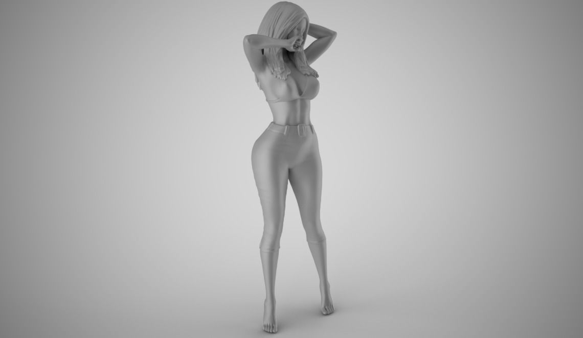 Woman Spring Mood 7 3D print model_1