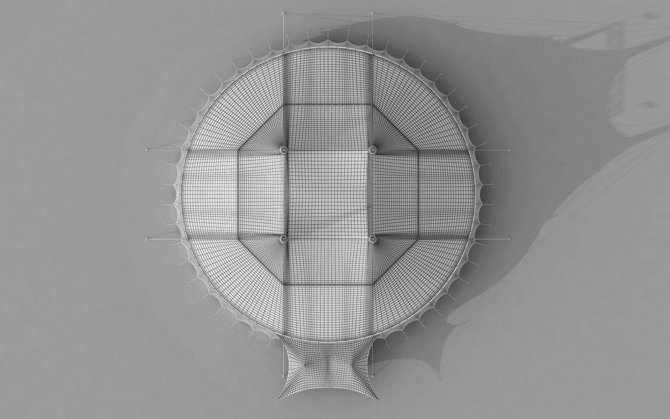 Circus tent 3D model_11