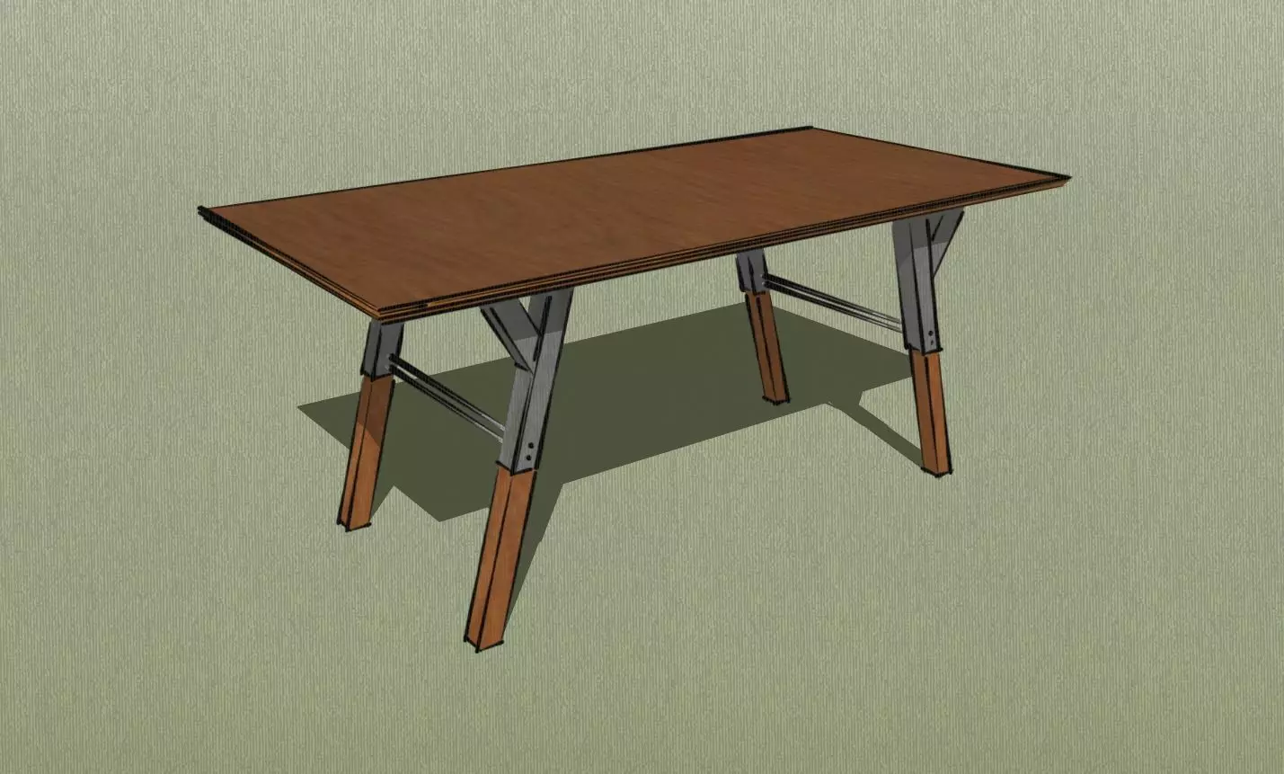 MODERN DINING TABLE  3D model_0