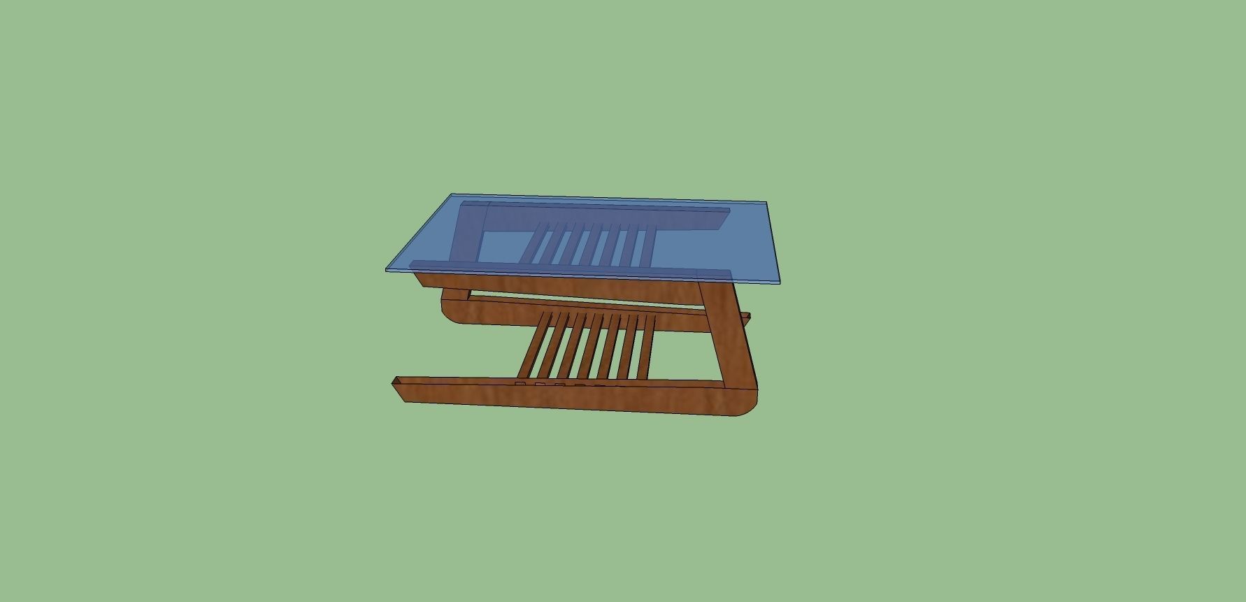modern coffee table  Free 3D model_6
