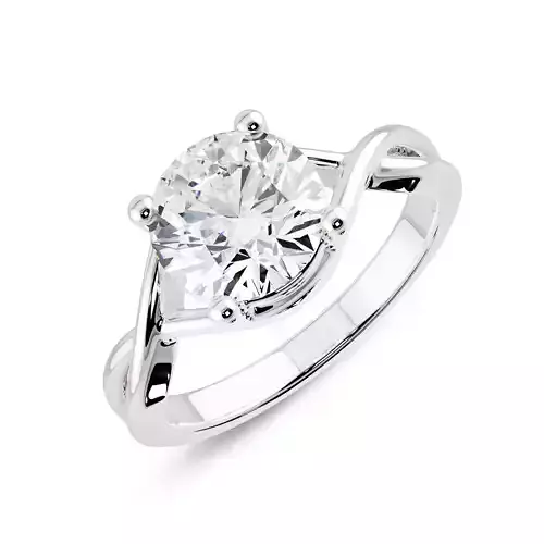 Solitaire Ring 360 Animation and stl file 3D print model