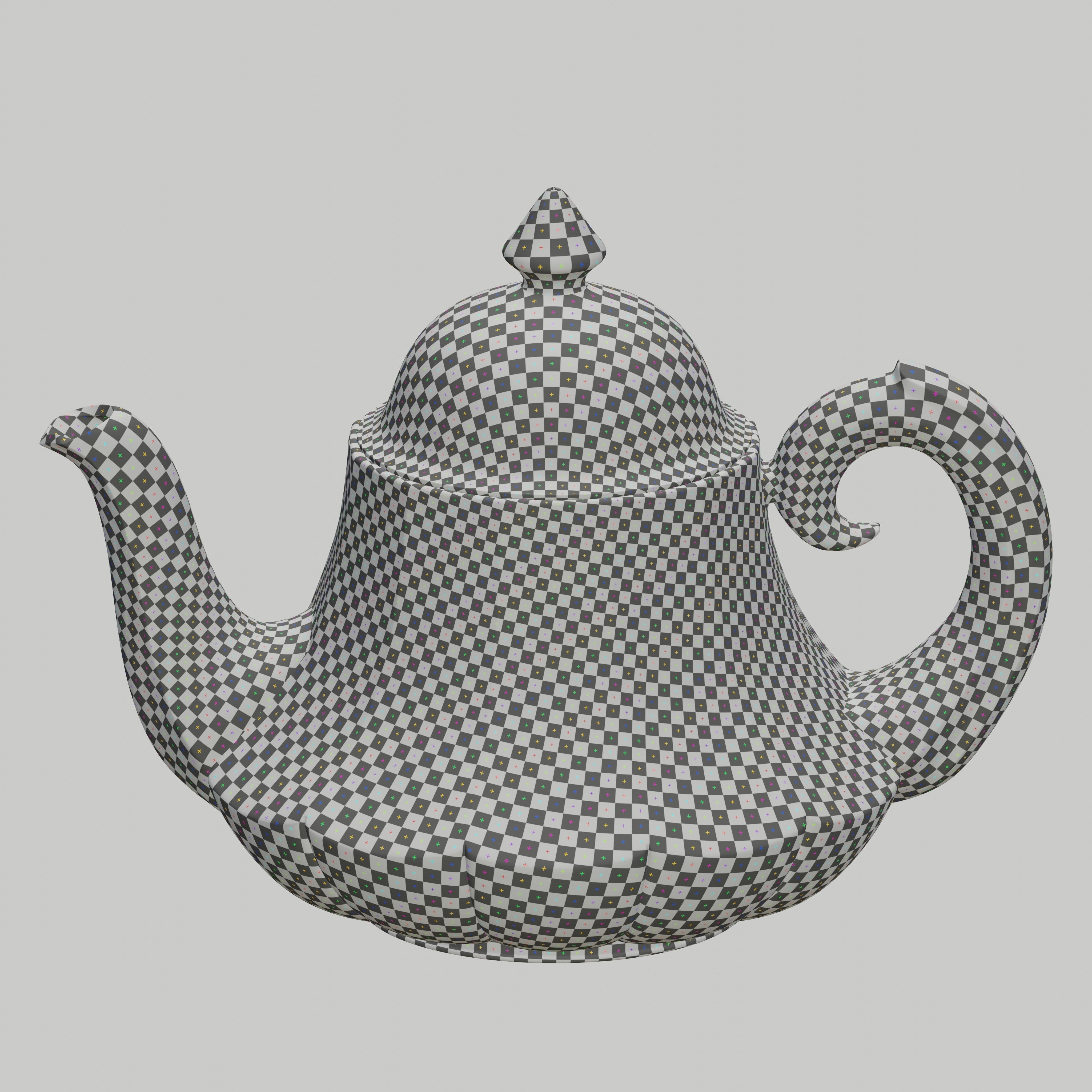  Vintage bell shaped teapot  3D model_13