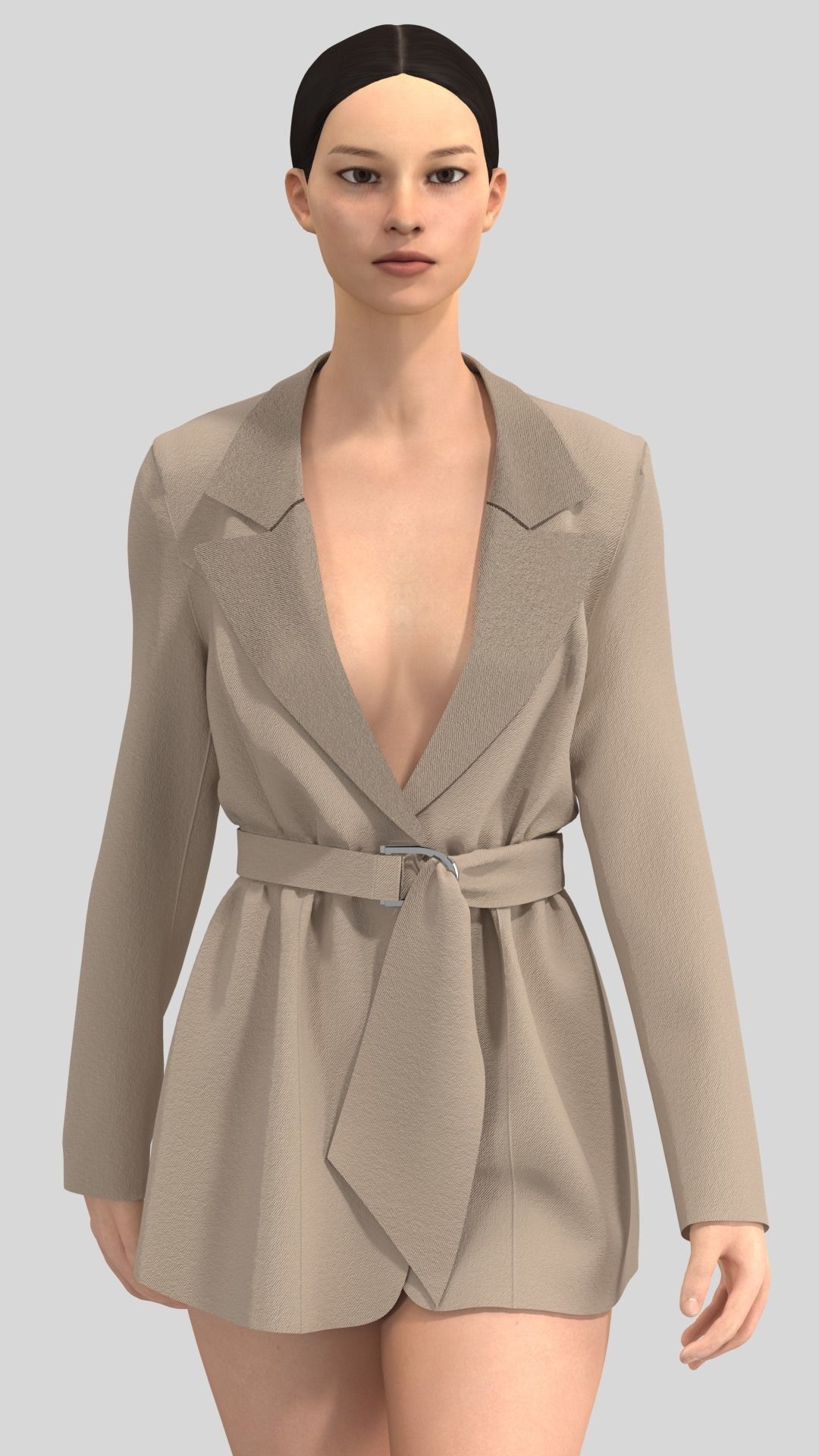 jacket clo3d 3D model_1