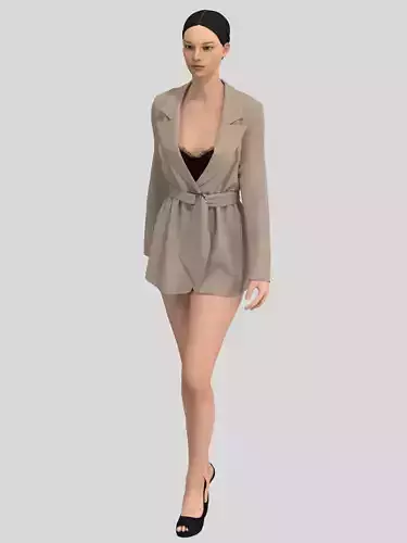 jacket clo3d 3D model