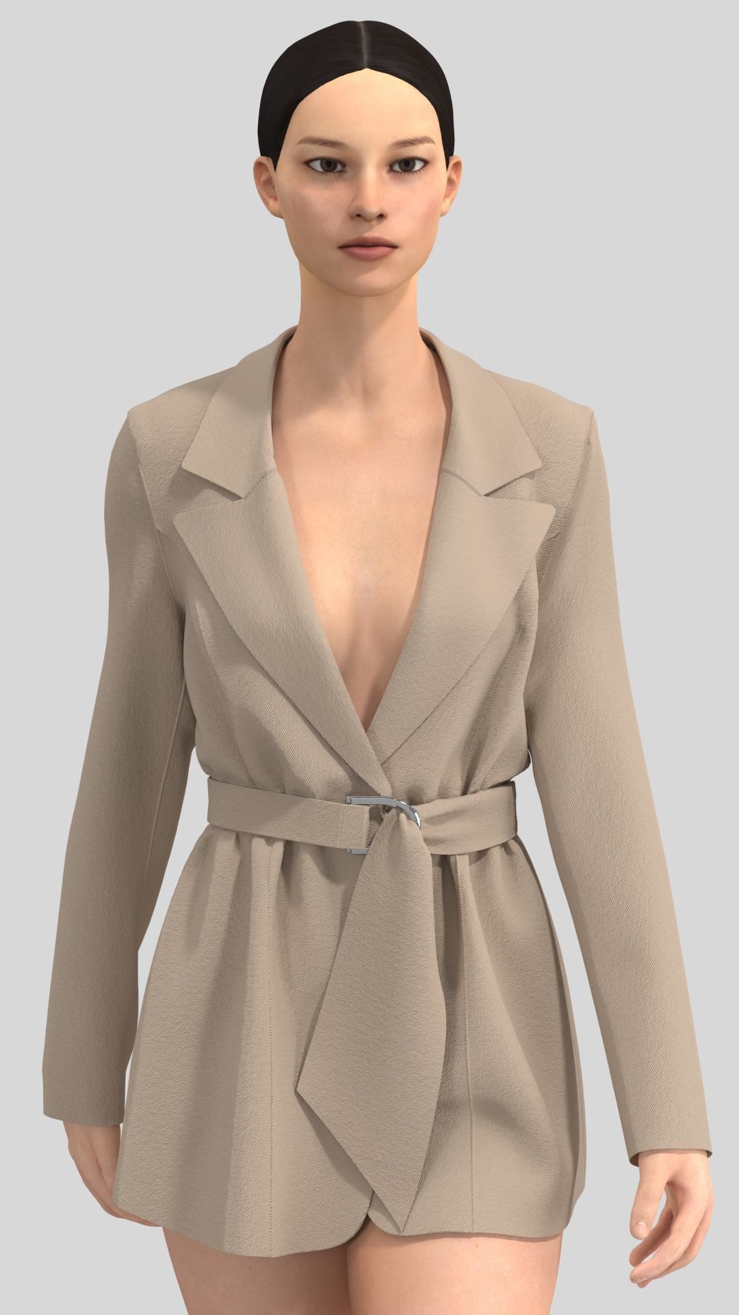 jacket clo3d 3D model_4