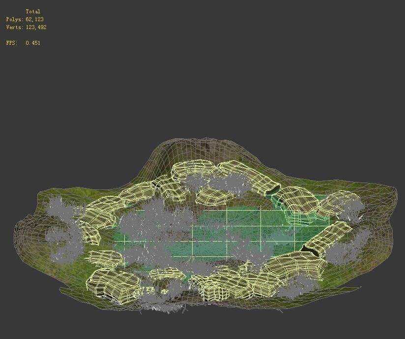 Accessories - Huanglongshan pool 3D model_2