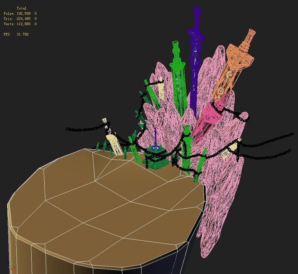 Quanzhenjian - Jianzu 3D model_4