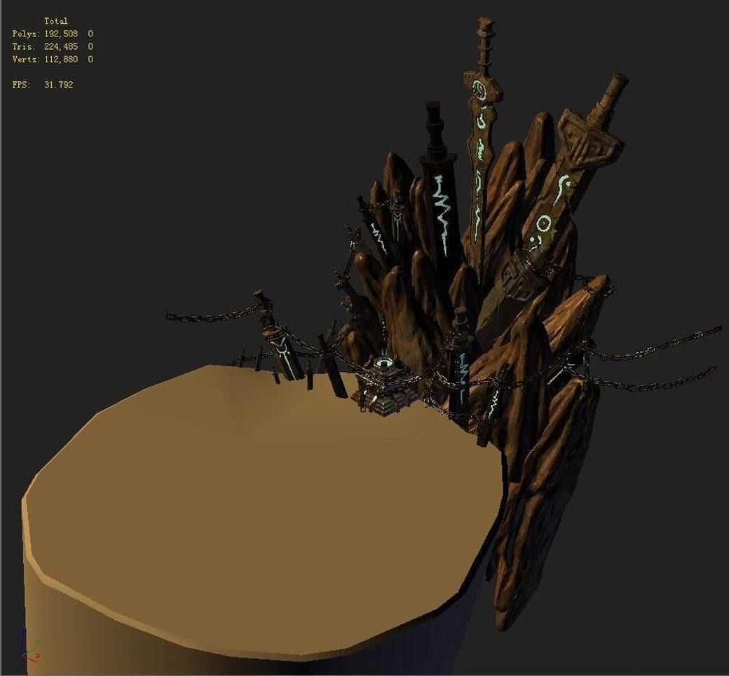 Quanzhenjian - Jianzu 3D model_3