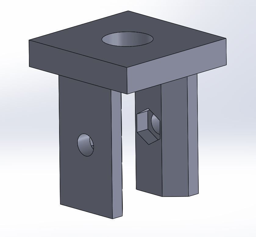 Simple and fast Spool holder 3D print model_12