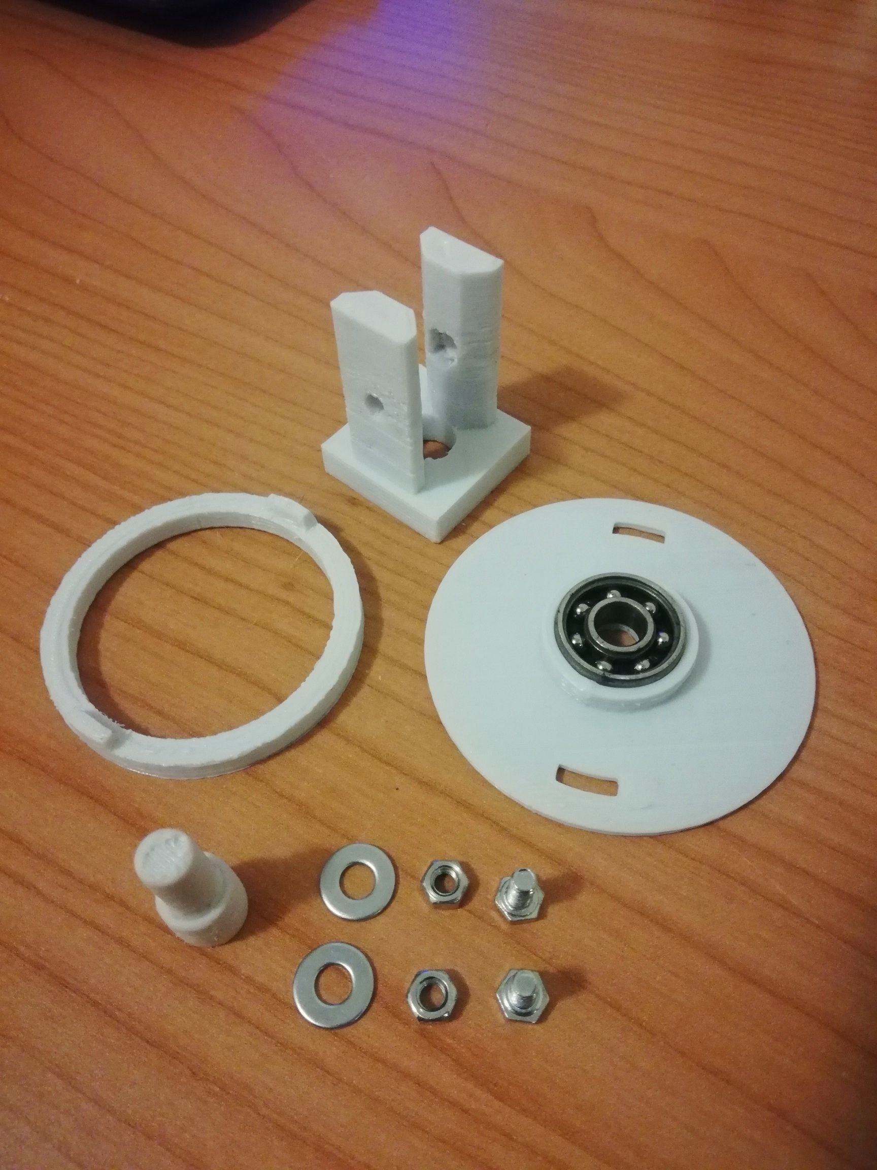 Simple and fast Spool holder 3D print model_4