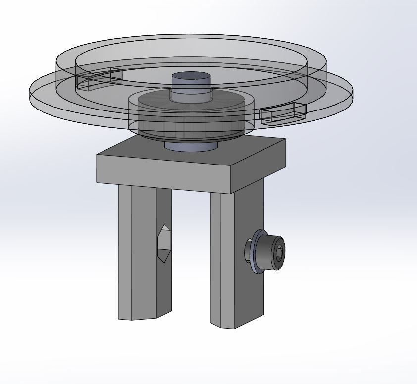 Simple and fast Spool holder 3D print model_10