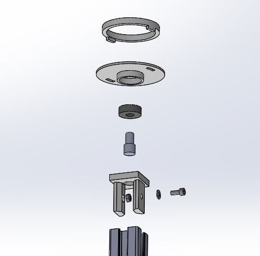Simple and fast Spool holder 3D print model_11