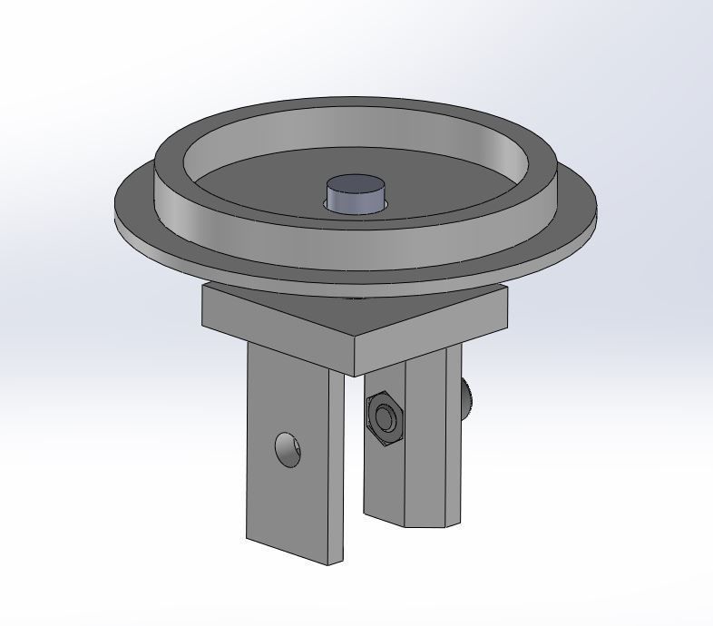 Simple and fast Spool holder 3D print model_8
