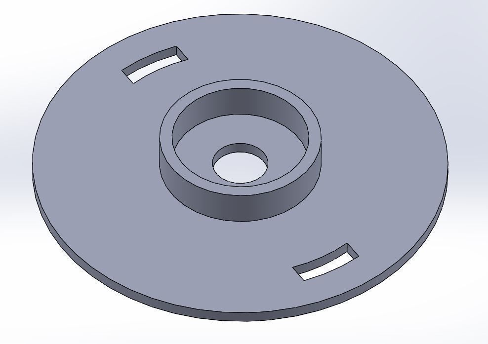 Simple and fast Spool holder 3D print model_14