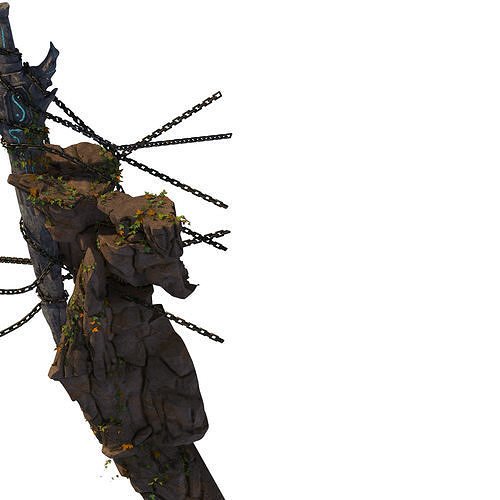 Quanzhen teach - stone sword 3D model