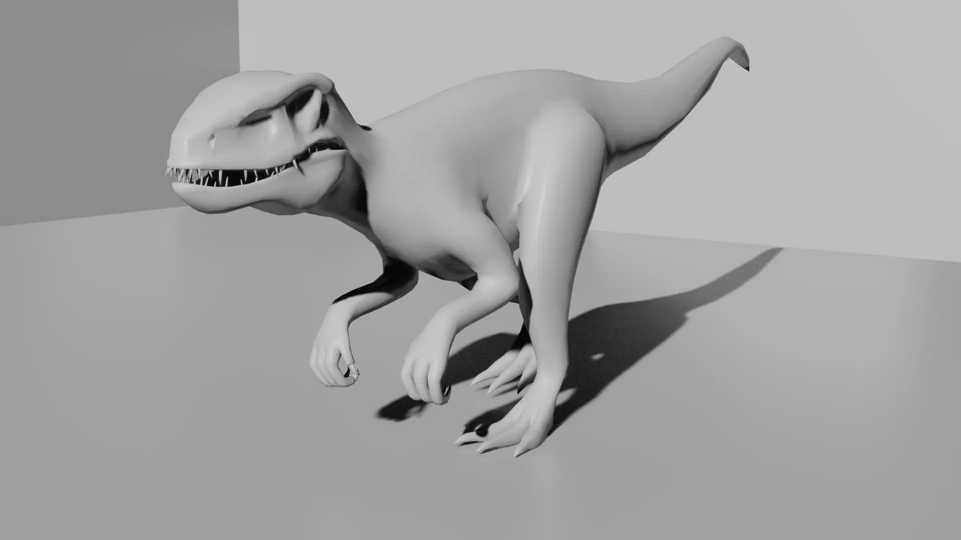 Raptor Animation 3D model_0