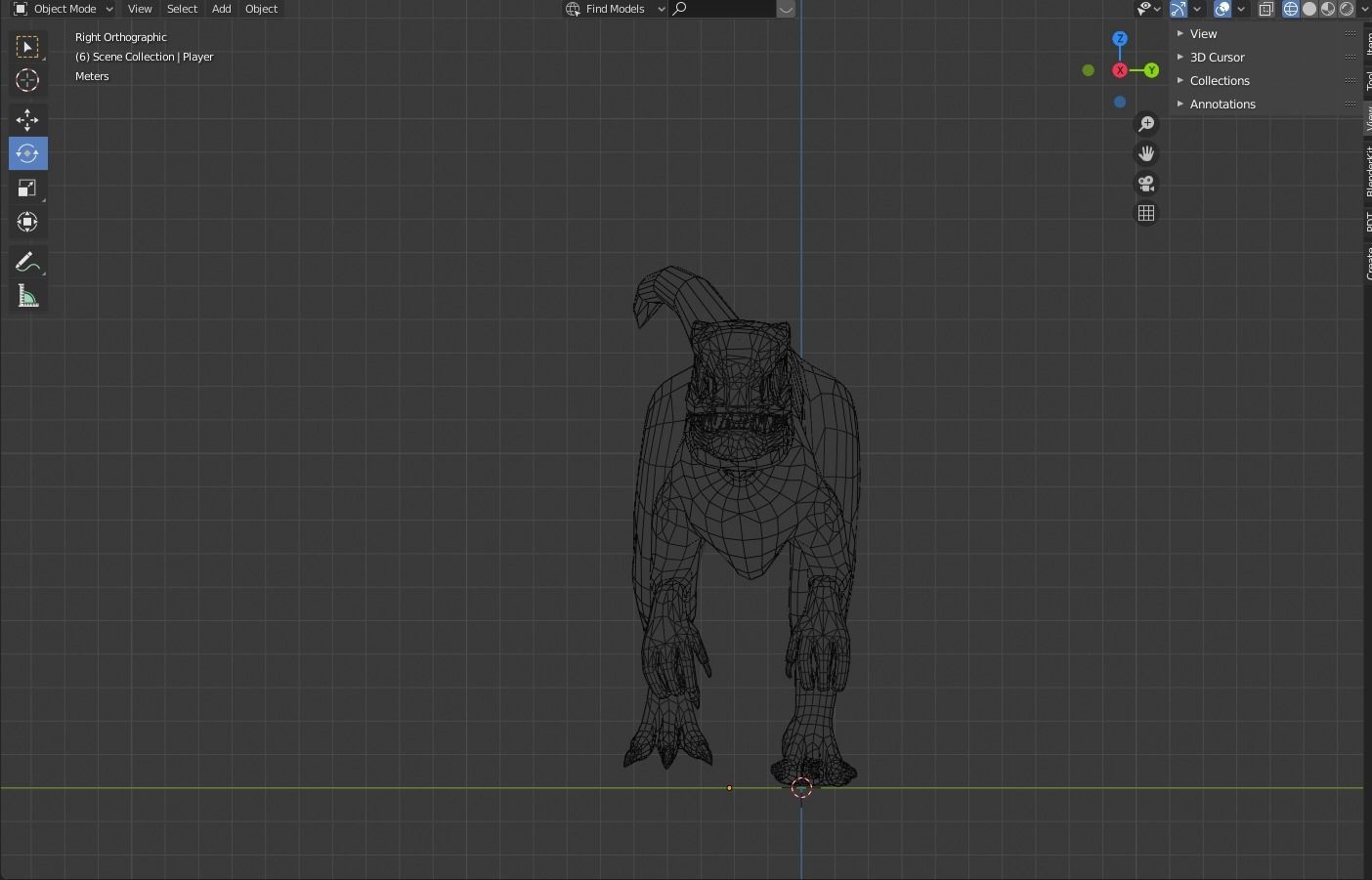 Raptor Animation 3D model_4