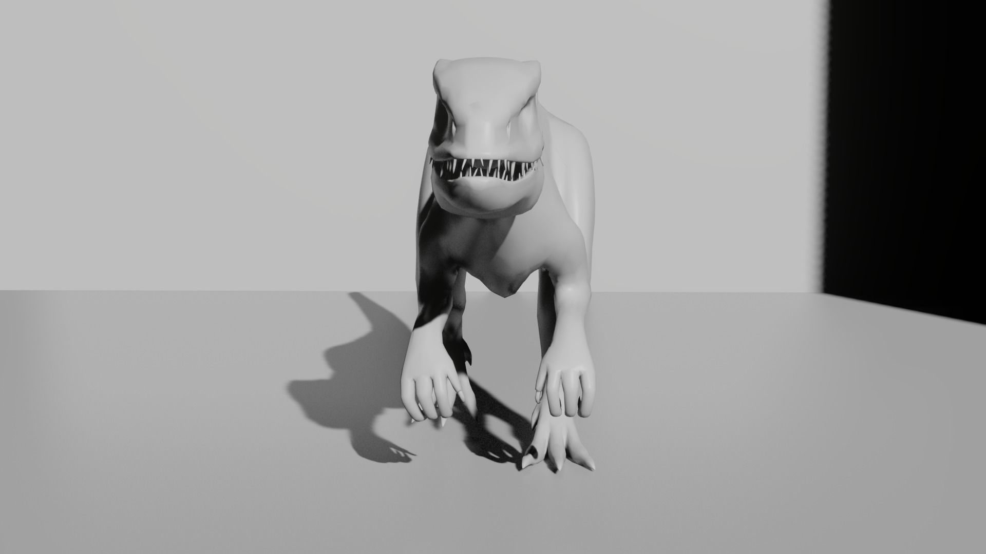 Raptor Animation 3D model_2