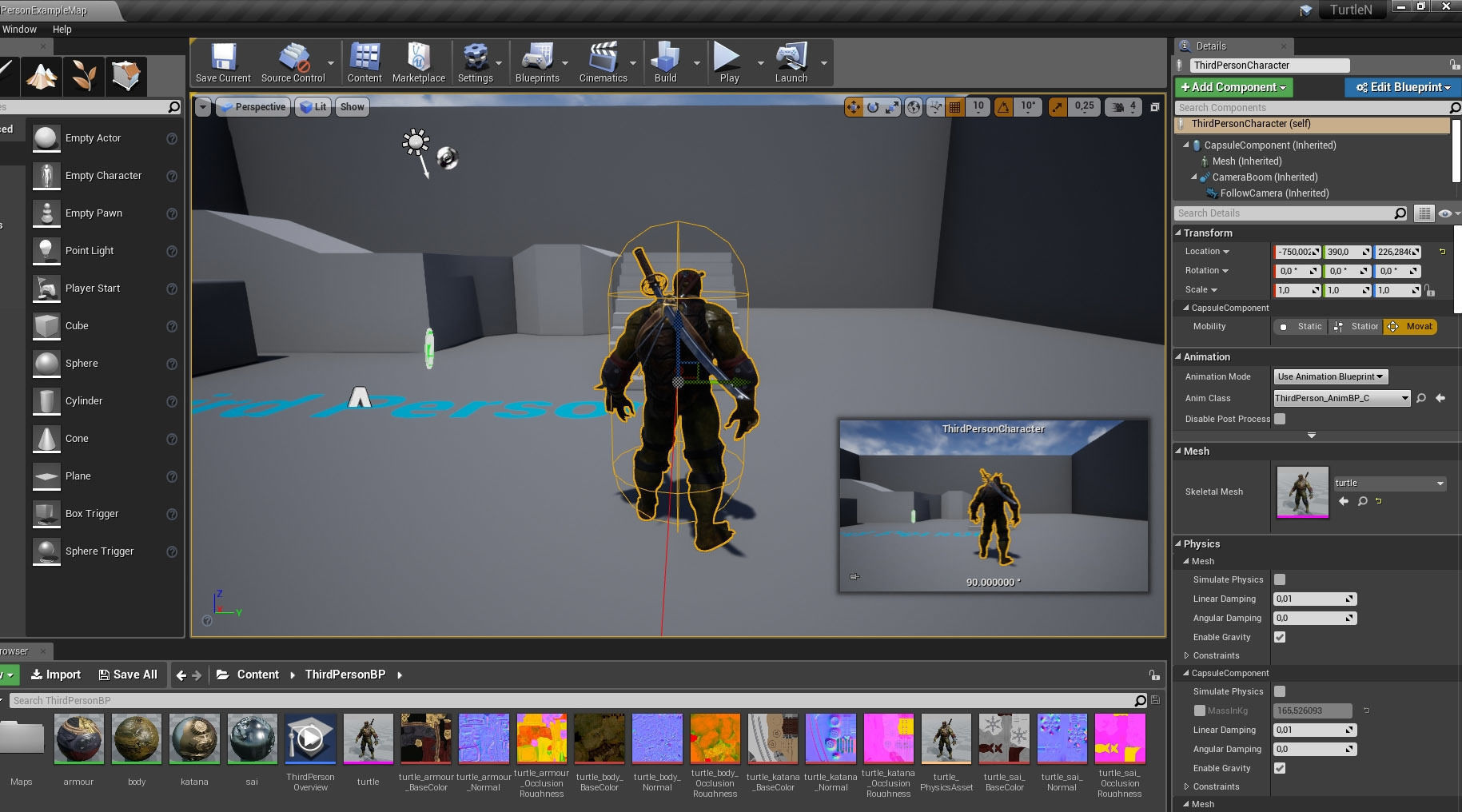 ninja turtle Low-poly 3D model_4
