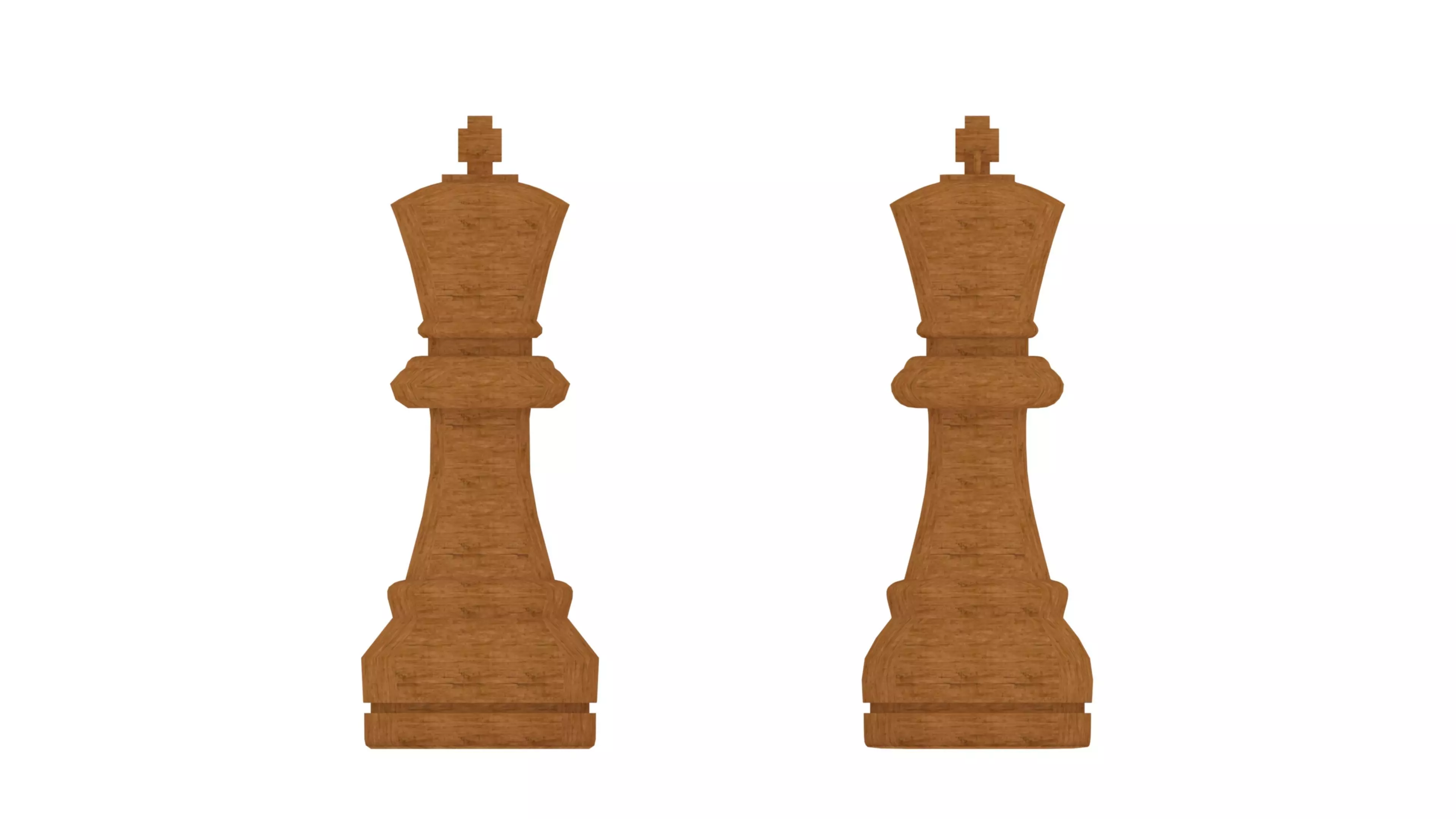 chess king 3D print model