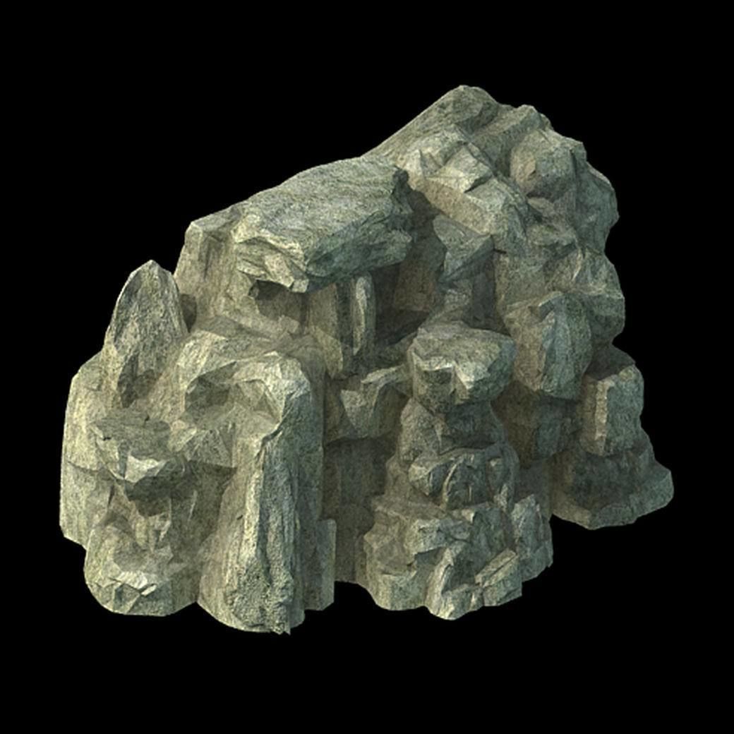 Mountain - Rock 035 3D model_1