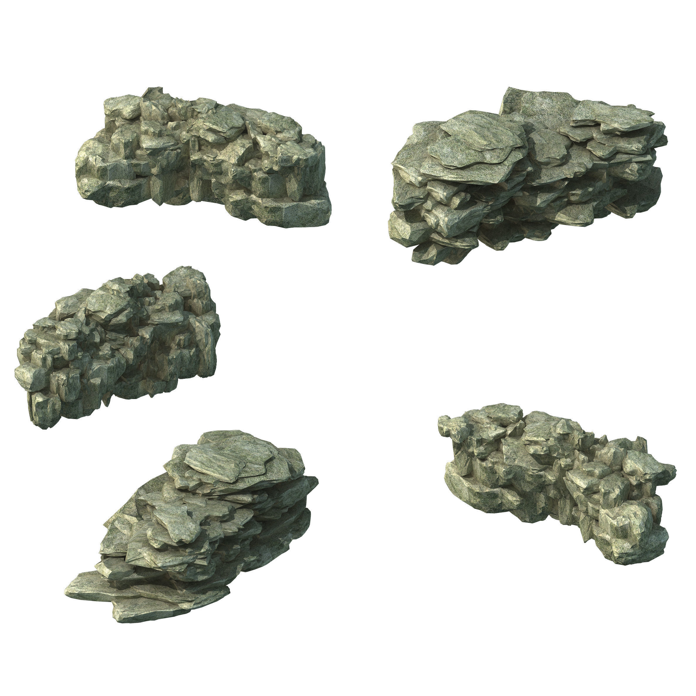Mountain - Rock 037 3D model_1